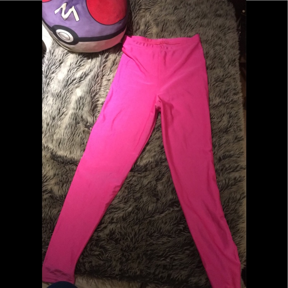 Hot pink leggings